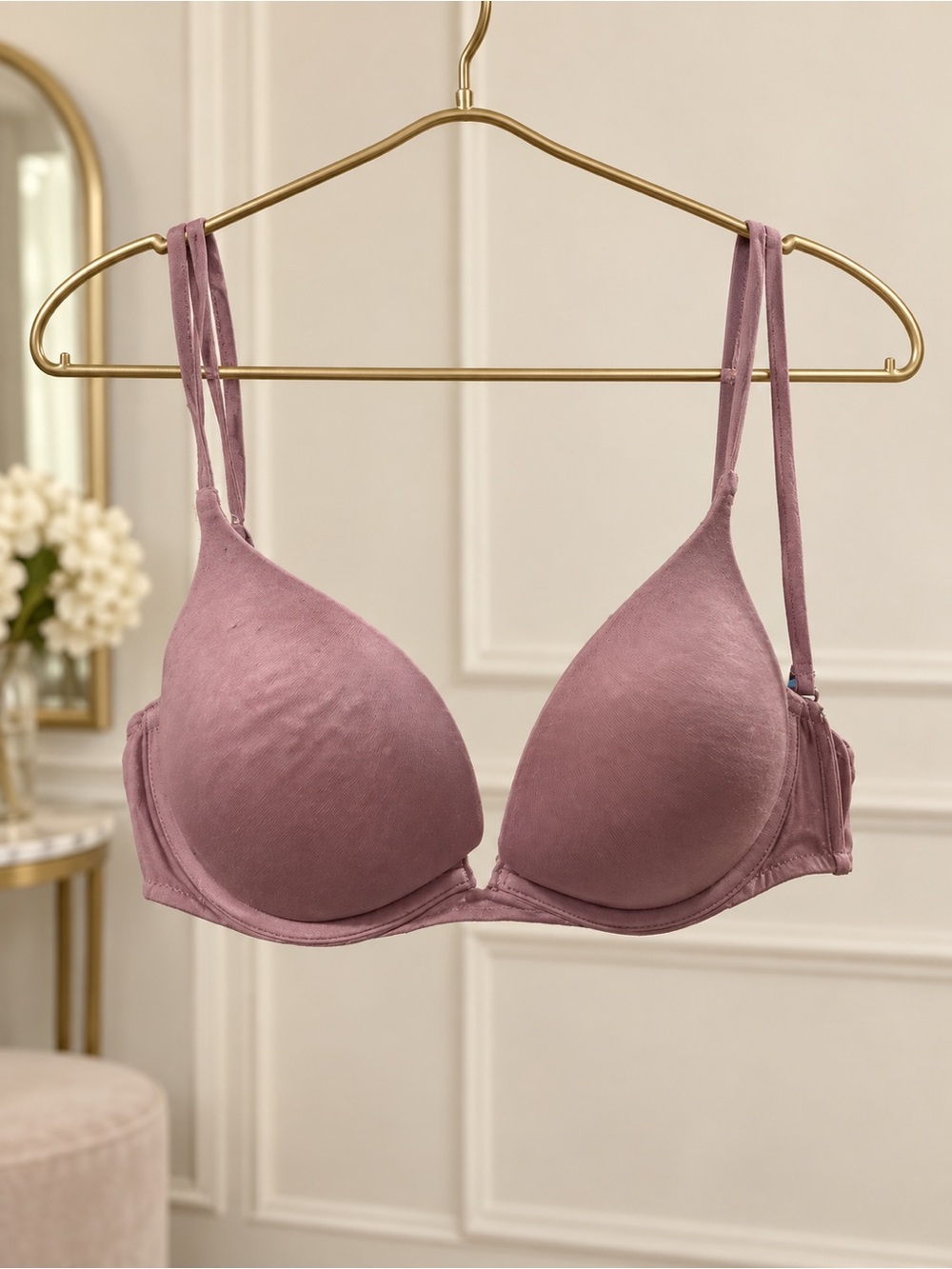 VS Mauve Padded T-Shirt Bra